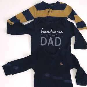 GAP and Old Navy long sleeve one piece shirts